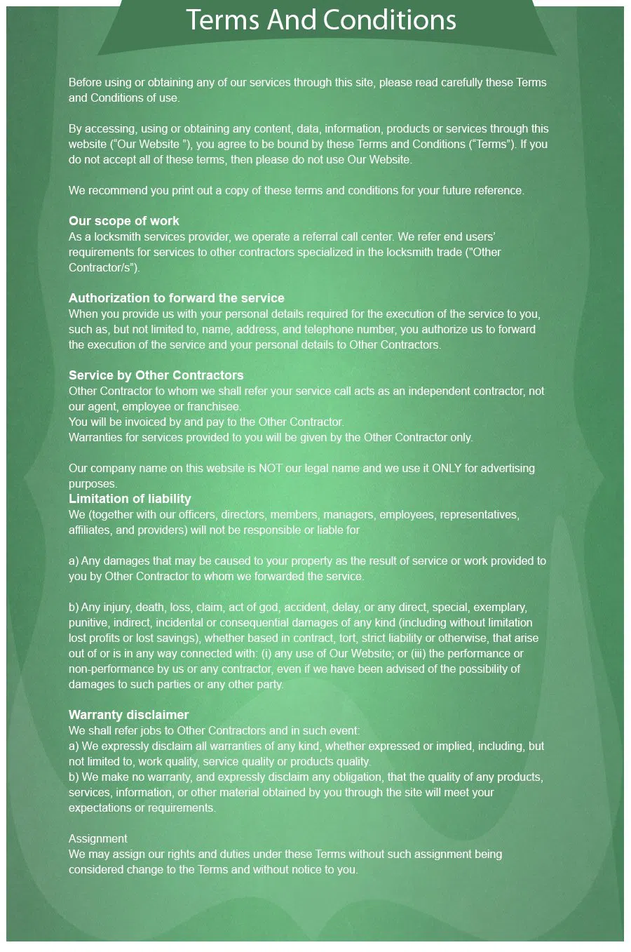 Brockton Locksmiths Brockton, MA 774-336-5053 - terms-and-condition-68-16mod